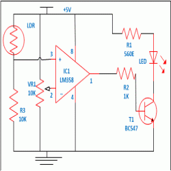 lm358 comparator circuit